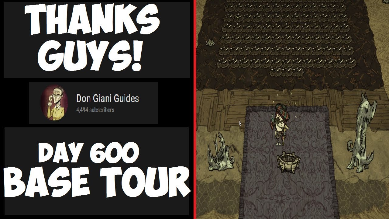Don't Starve Together → Day 600 Base Tour (special subscribers video) don't starve together switch
