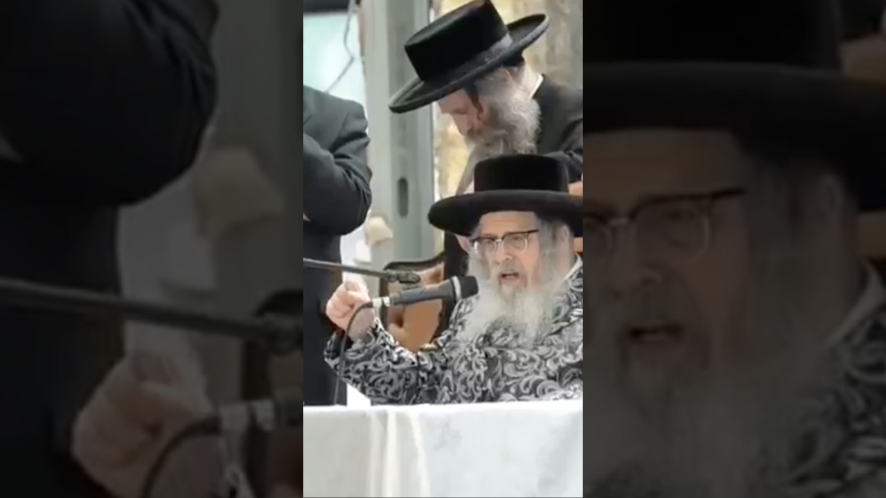 מעמד צאתכם לשלום להאדמו״ר מסאטמאר לרגל צאתו למסע קודש בפולין