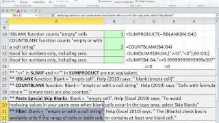 Excel Magic Trick 784: Empty Cells OR Formula Created Blank: Confusion Over Word "Blank"
