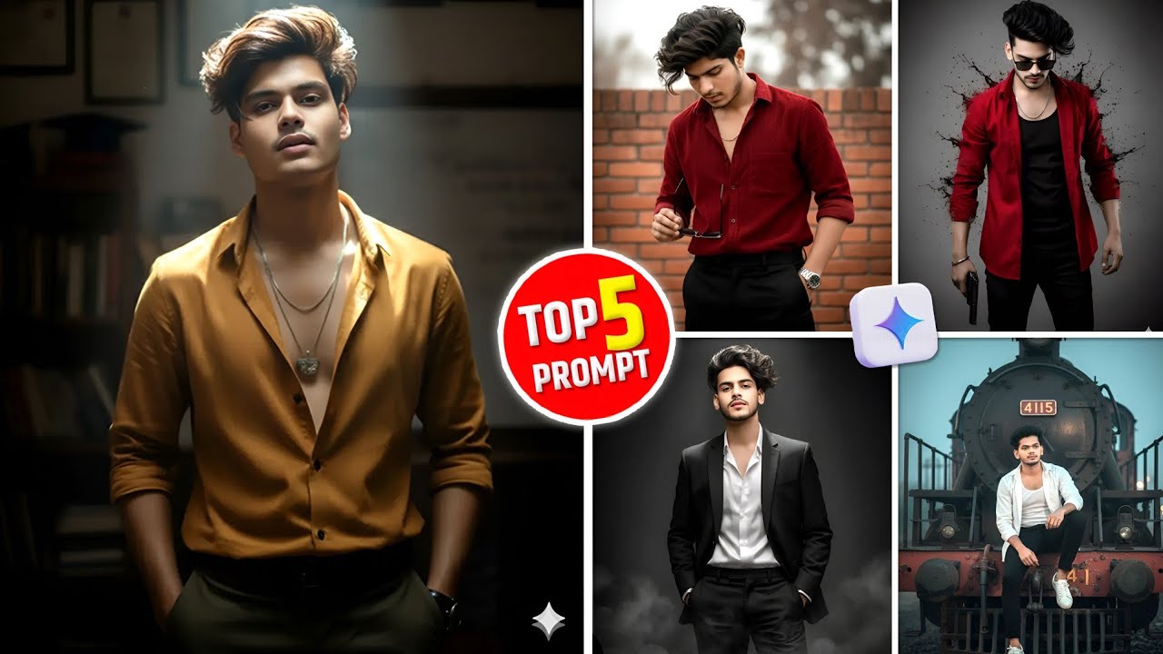 Google Gemini Top 5 Photo Editing Prompts | Gemini Photo Editing Boys | Google Gemini Photo Editing
