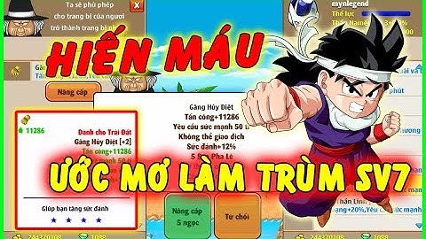 Ngọc Rồng Online - Mynlegend Hiến Máu Để Trở Thành Siêu Phẩm Namek Sv7 Và Cái Kết...