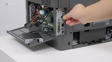 MS531/MS631/MS632/MS639/M3350/MX532/MX632/XM3350—Replacing the MarkNet N8450 wireless print server