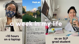 a week in my life as an SLP grad student - SLP Vlog 2