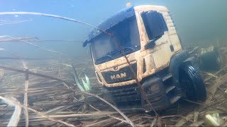 FOUND MAN truck underwater! ... They got it, restored it and remade it in 8x6. RC off-road