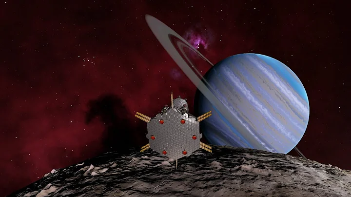 Spaceships and Beautiful Planets with Moons #3 -- Space Engine