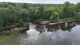 August 18th 2024 Blydenburgh Dam Breach Drone Footage