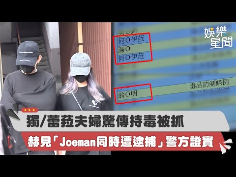 獨家／蕾菈夫婦驚傳持毒被抓！赫見「Joeman同時遭逮捕」警方證實｜三立新聞網 SETN.com