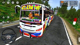 TN PRIVATE BUS DRIVING 🧑‍✈️🚍 Bus Simulator Indonesia 2026 Android MC. KARTHI DIFFERENT MOUNTAIN MOD screenshot 4