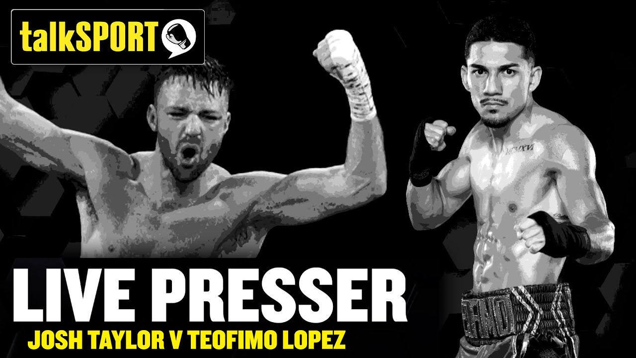 LIVE 🥊 Press Conference - Josh Taylor vs Teofimo Lopez 💪