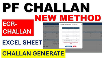 HOW TO FILE ECR CHALLAN NEW METHOD | EPF RETURN UPDATES | EPF CHALLAN KAISE GENERATE KARE NEW METHOD