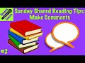 Sunday Shared Reading Tip Make Comments Sunday Shared Reading Tip Make Comments