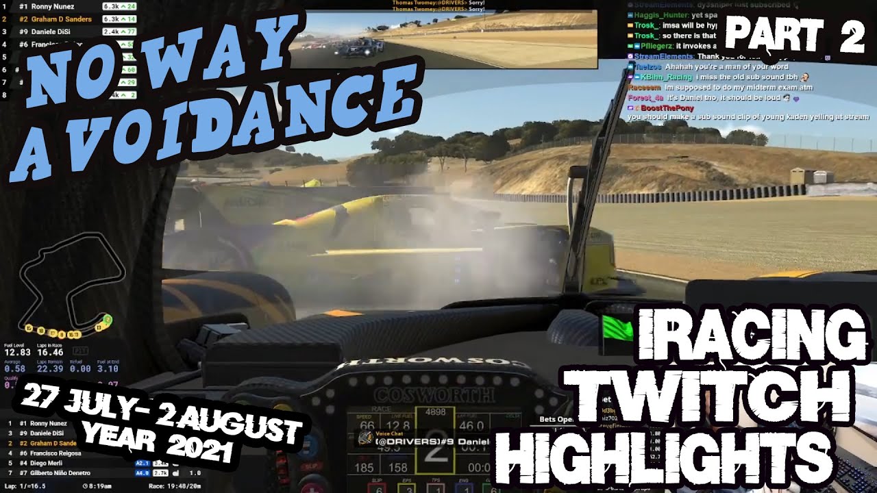 iRacing Twitch Highlights 21S3W7P2 27 July - 2 August 2021 Part 2 Funny moves saves wins fails