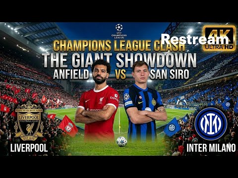 Video CHAMPIONS LEAGUE CLASH! Liverpool vs Inter Milano LIVE | 4K ULTRA HD