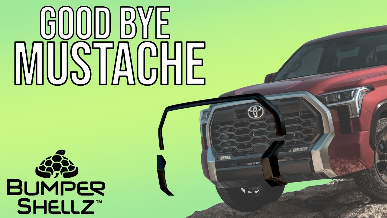 2022+ Toyota Tundra Mustache Chrome Delete BumperShellz YouTube