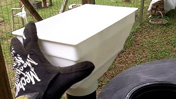 Rain Water Cistern Build - Installing the Overflow