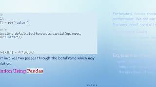 Efficiently Convert a Dense Table to Sparse Form in Pandas
