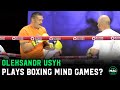 Oleksandr usyk plays mind games does workout as orthodox  fury vs usyk