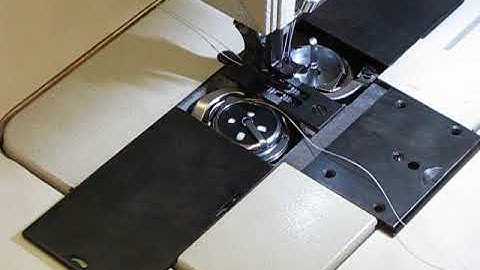 Installing Bobbins and threading on Double needle