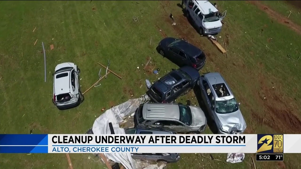 Cleanup underway after deadly storm - YouTube