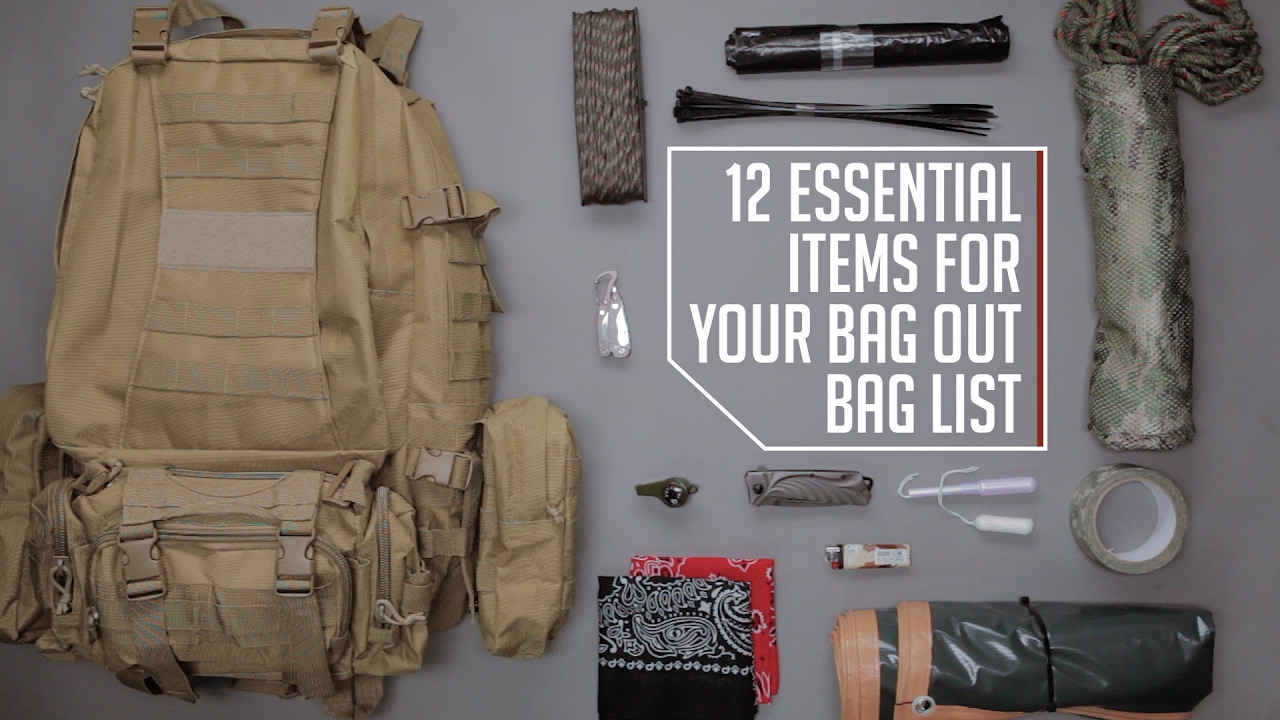 12 Essential Items for Your Bug Out Bag List 