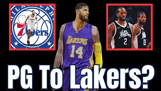 Paul George To The Lakers?