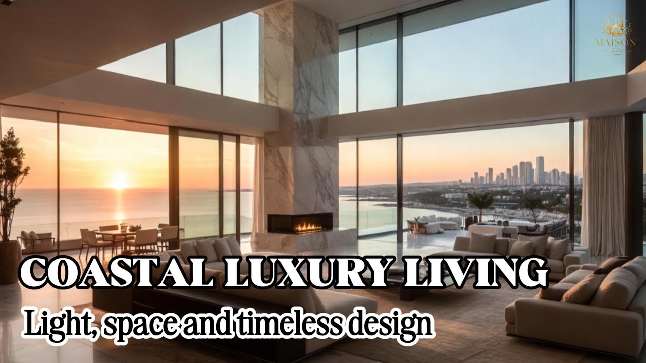 Inside a Luxury Seaside Villa | Modern Living at Its Finest