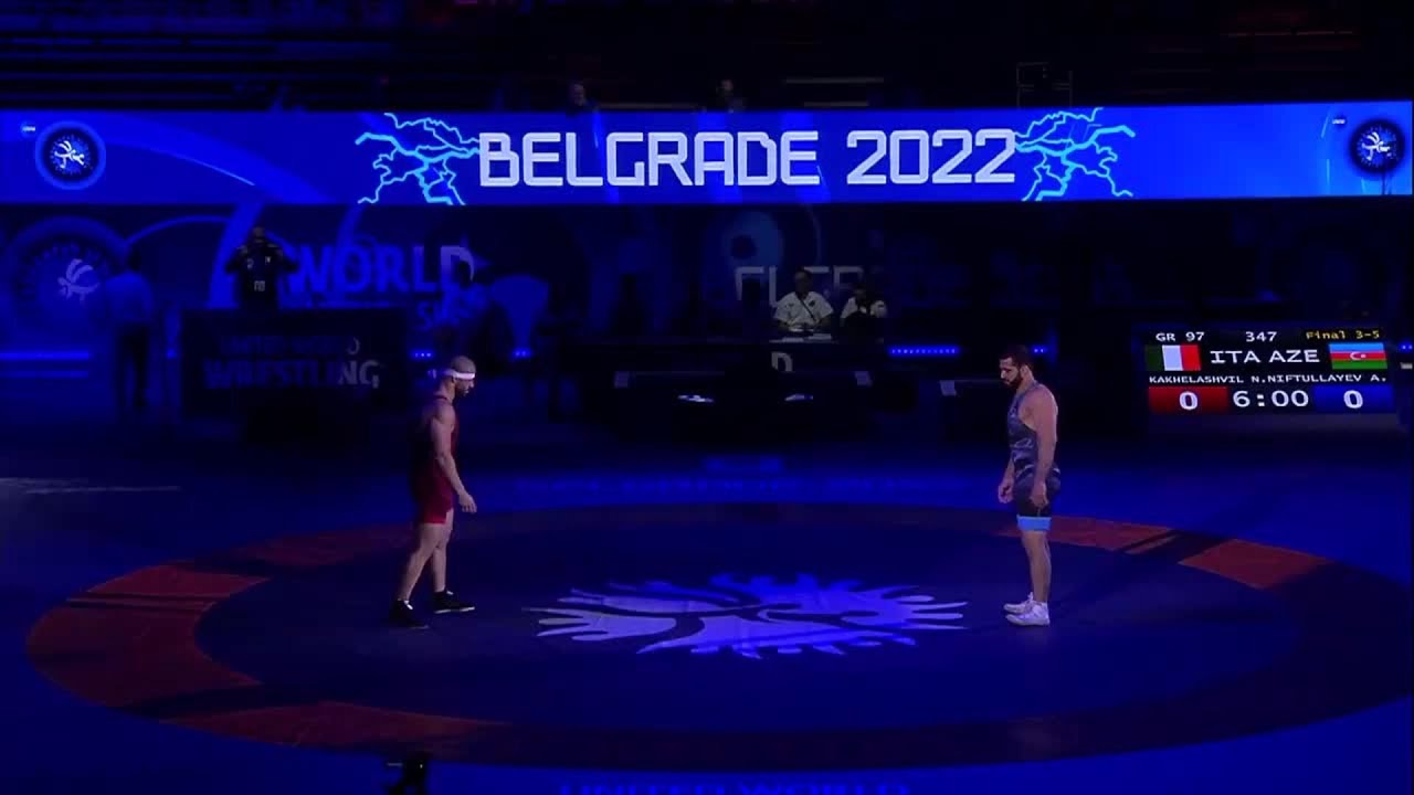 Bronze Medal • GR 97Kg • Николос KAKHELASHVILI (ITA) vs. Arif NIFTULLAYEV (AZE)
