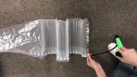 How to Inflate Air Cushion Bubble Wrap