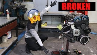THE 2JZ MOTOR IS BROKEN! | Rebuilding a Broken Toyota Supra Part 2