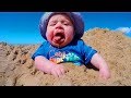 Os bebês mais engraçados da praia