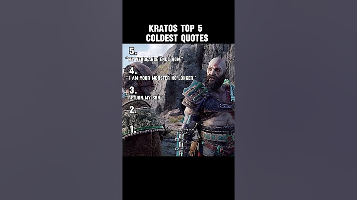Kratos Top 5 COLDEST Quotes #kratos #godofwar