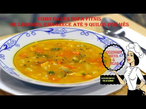 Vídeo: Como Preparar Sopa De Legumes Para Perder Peso 