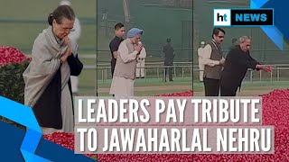 PM Modi, Sonia Gandhi pay tribute to Jawaharlal Nehru on 130th birth anniversary