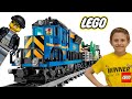 ЛЕГО ПОЕЗДА и интересные LEGO ИСТОРИИ для детей - Лего полиция против лего бандитов и супергерои