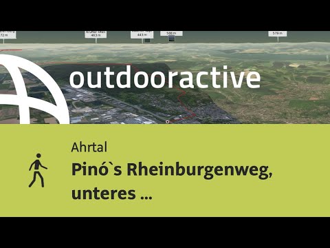 Wanderung im Ahrtal: Pinó`s Rheinburgenweg, unteres Mittelrheintal, Etappe 01