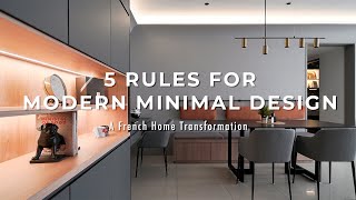 5 Tips For A Minimal Space | BEAU Modern Minimal Home Transformation | Condominium Interior Design
