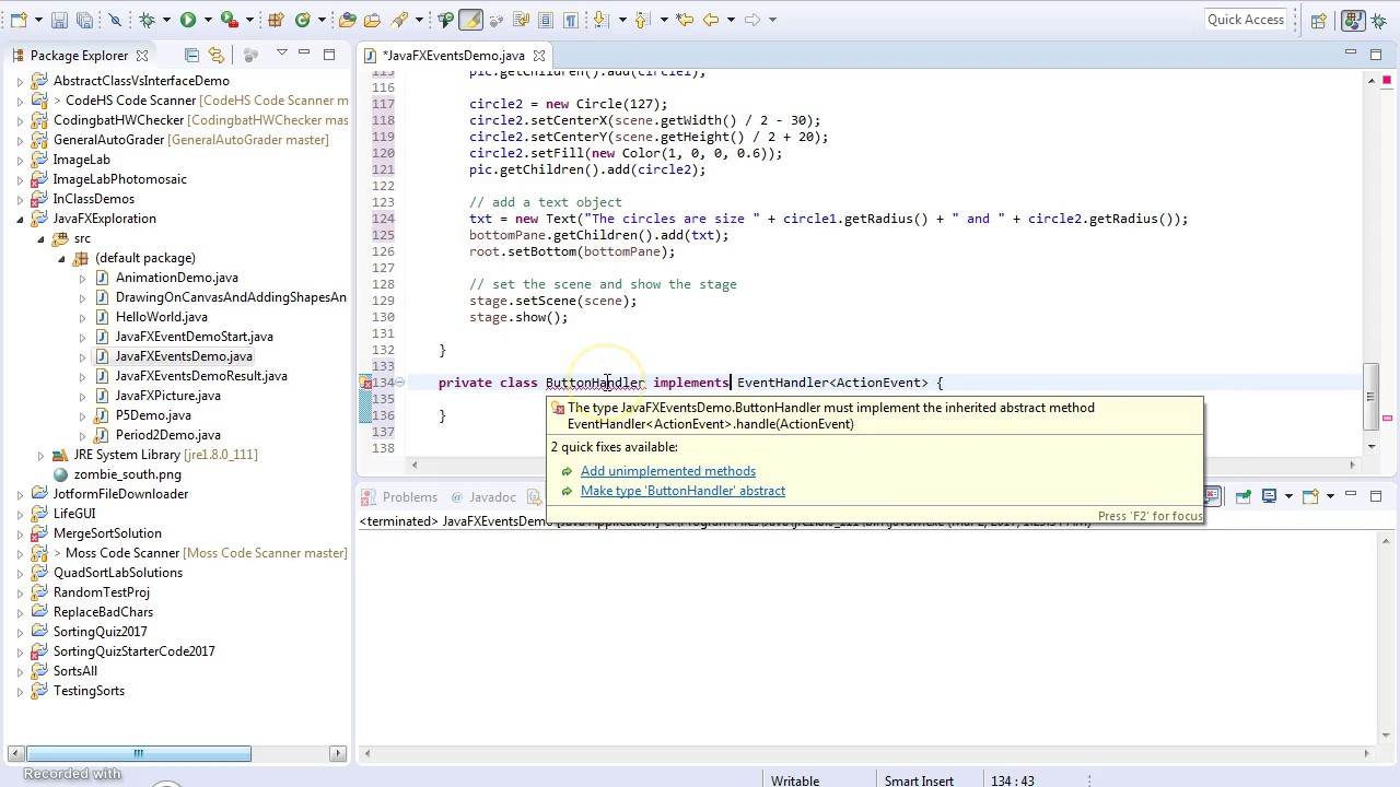 JavaFXEventsDemoPart1 - YouTube