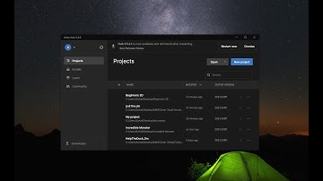 How to open a existing and new project in Unity? Urdu | Hindi