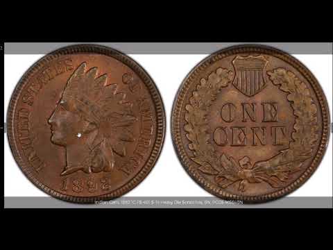 INDIAN HEAD CENTS WITH DIE DAMAGE FROM THE MINT WORTH $$$$$
