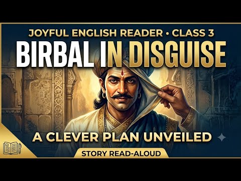 Class 3 Joyful English Reader | Chapter 10: Birbal in Disguise | Line by Line Bengali Meaning