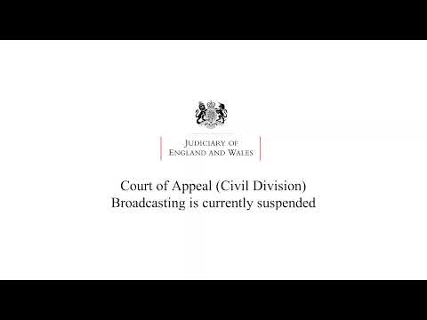 Court of Appeal - Civil Division - Court 71 Live Stream