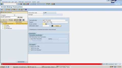 Module pool programming Examples: Addition of Two Numbers