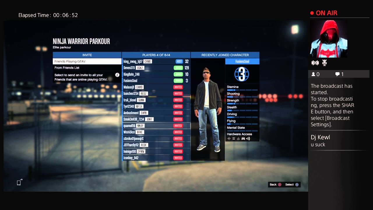 king_swag_bj37's Live PS4 Broadcast YouTube