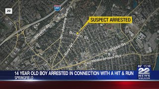 Boy arrested in connection with Springfield hit and run while driving stolen vehicle