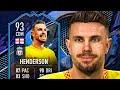 4⭐4⭐ UPGRADE! 🤩 93 FUT CAPTAINS HENDERSON PLAYER REVIEW! - FIFA 22 Ultimate Team