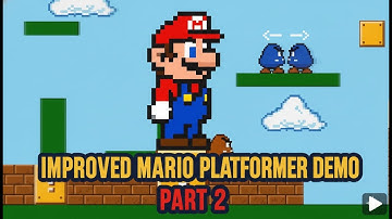 Improved Mario Game Platformer Demo in Java - PART 2