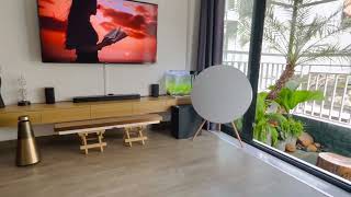 Ghép Đôi 2 Loa Bang &Olufsen Beoplay A9 Mk 4 White