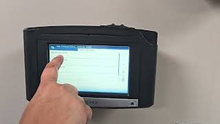 'Kronos time clock Timecard button