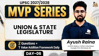 UPSC Mains GS-2 Answer Writing Strategy | Parliamentary Committees & State Legislature PYQ Strategy