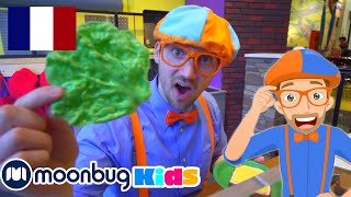 Blippi visite le musée pour enfants | BLIPPI en Français | Vidéos Pour Enfants | Moonbug en Français